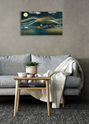 Golden Stroke Mountain And River