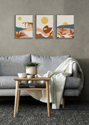 Mountain Botanical Wall Art, Set Of 3