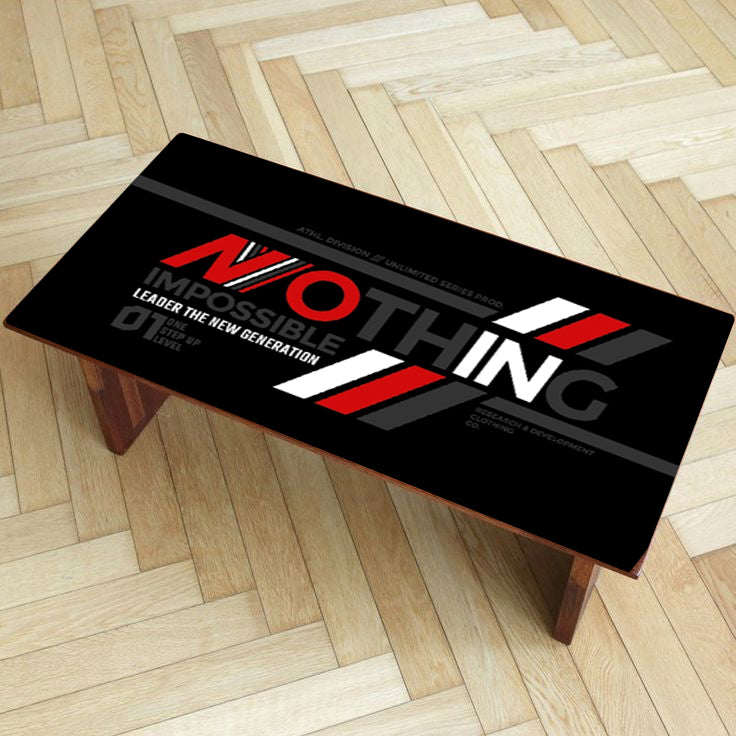 Nothing Graphic Art Self Adhesive Sticker For Table
