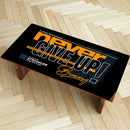 Never Give Up Art Self Adhesive Sticker For Table