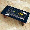 Moving Forward Graphic Art Self Adhesive Sticker For Table
