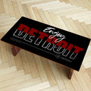 Detroit Graphic Art Self Adhesive Sticker For Table