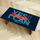 Yes I Can Graphic Art Self Adhesive Sticker For Table