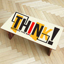 Think Outside Quote Art Self Adhesive Sticker For Table