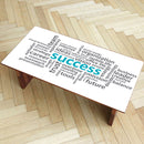 Sucess Quote Art Self Adhesive Sticker For Table