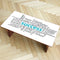 Sucess Quote Art Self Adhesive Sticker For Table