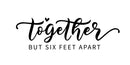 Together Graphic Art Self Adhesive Sticker For Table