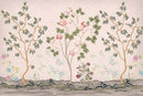 Tea Garden Tapestry Chinoiserie Wallpaper