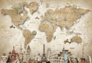 Traveler Kid Map Wallpaper