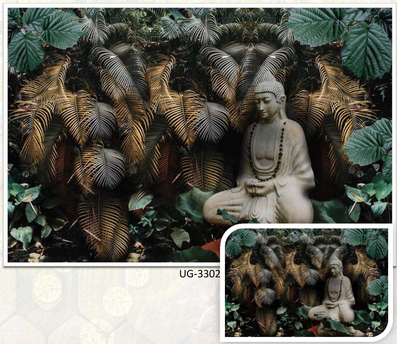Lord Buddha Forest Wallpaper