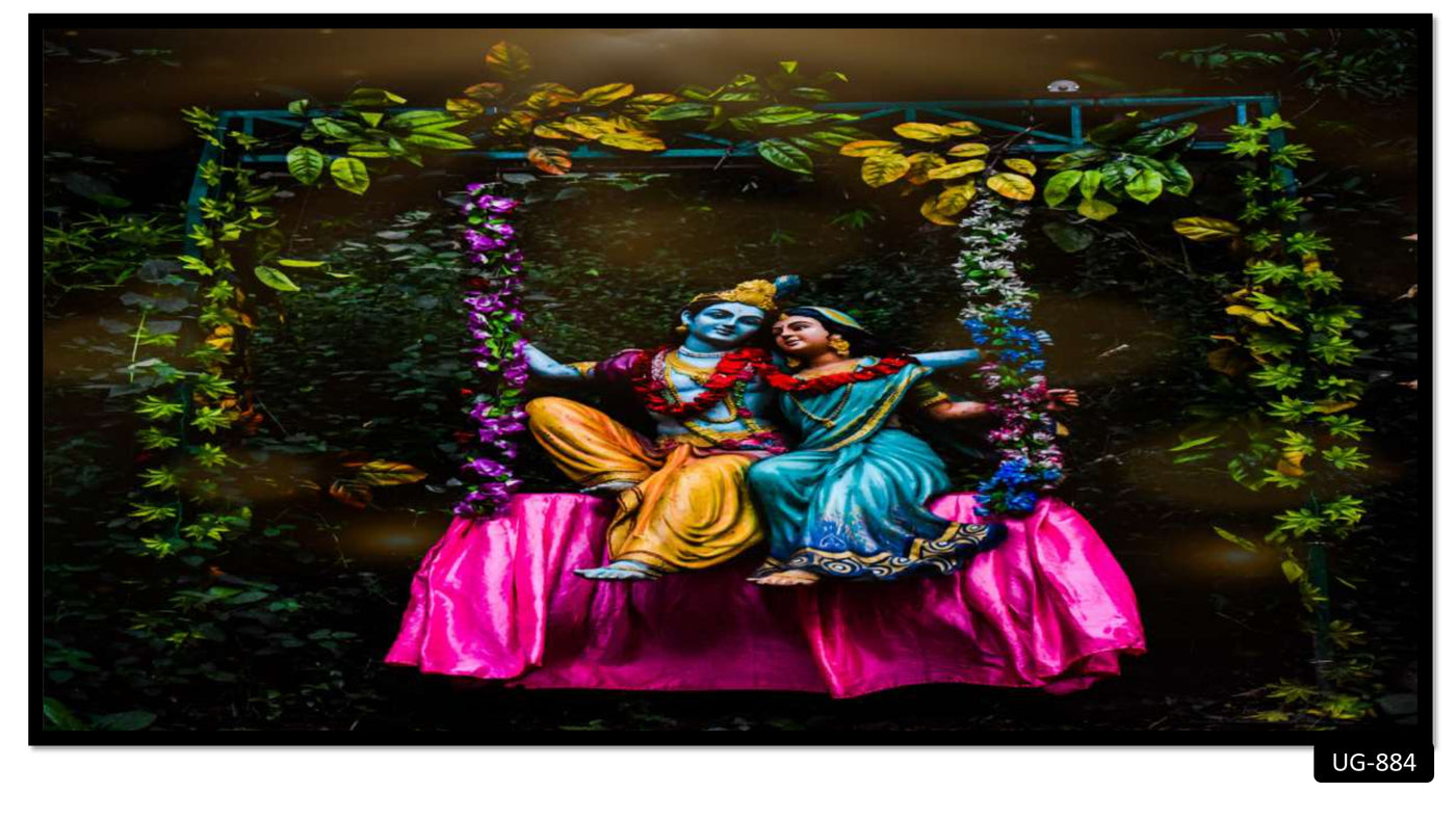 3D Decorative Lord Krishna Wallpaper for Wall