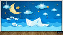 3D Decorative Boat Wallpaper for Wall
