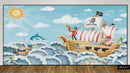 3D Decorative Ship Wallpaper for Wall