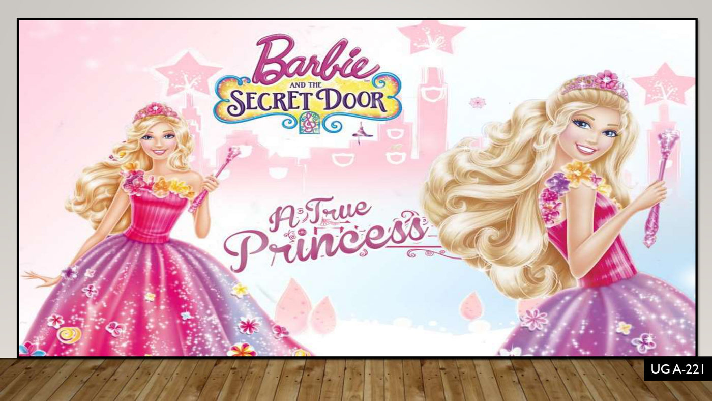 3D Decorative Barbie Wallpaper for Wall