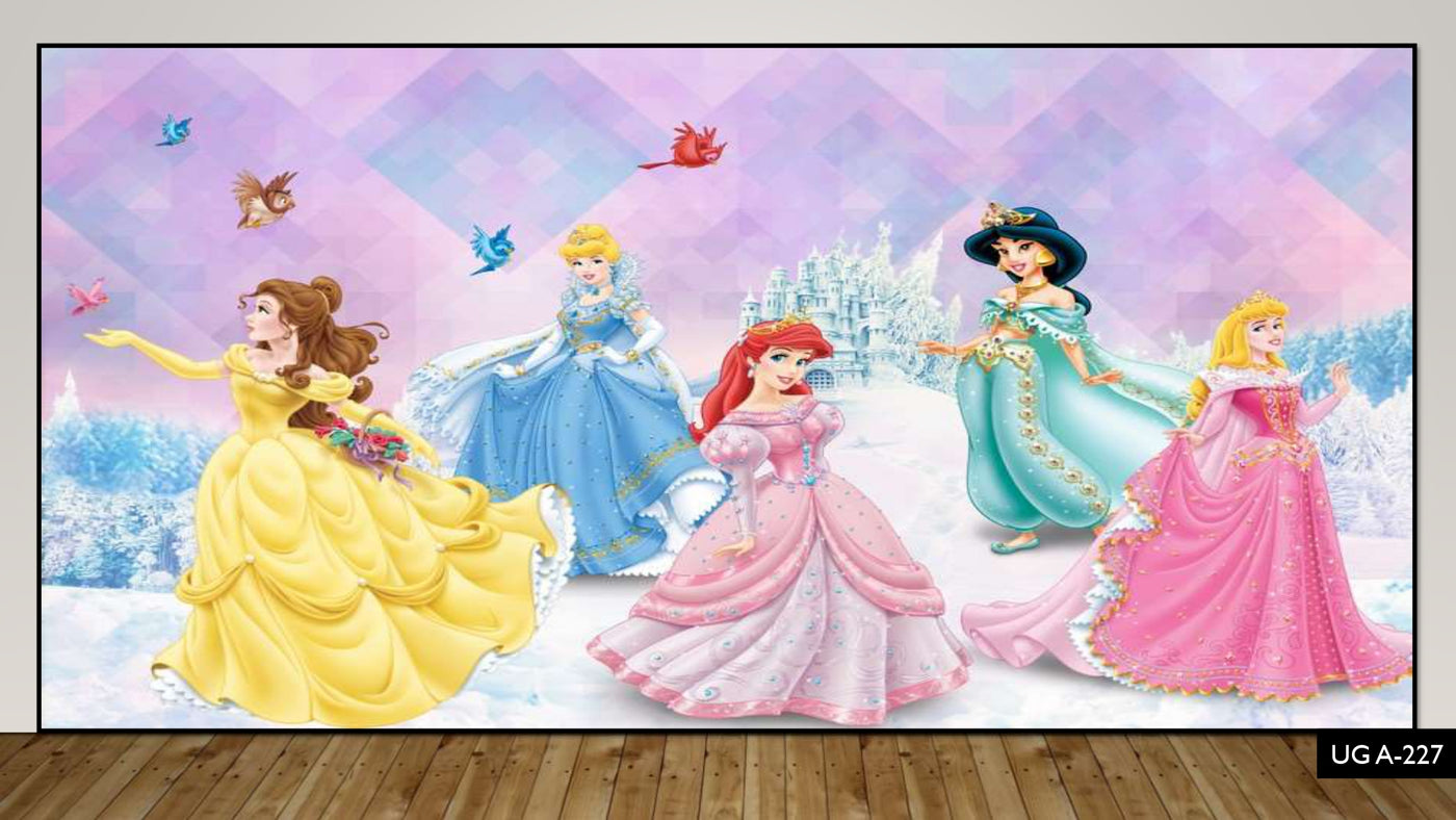 3D Decorative Barbie Wallpaper for Wall