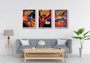 Superhero Wall Poster, Set Of 3