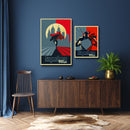Superhero Wall Poster, Set Of 2