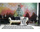 Mural Printed Buddha Wallpaper
