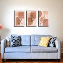 Leafy Aesthetic Abstract Art Set Of 3