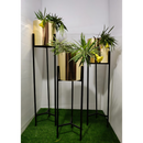 Golden Metal Pot Planter