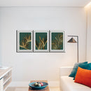 Tropical Leaf Canvas Set Of 3