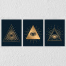 Third Eye Illustration Set Of 3