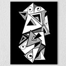 Symmetrical Asymmetrical Art Canvas