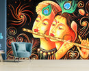 Radha Krishna Customised Wallpaper