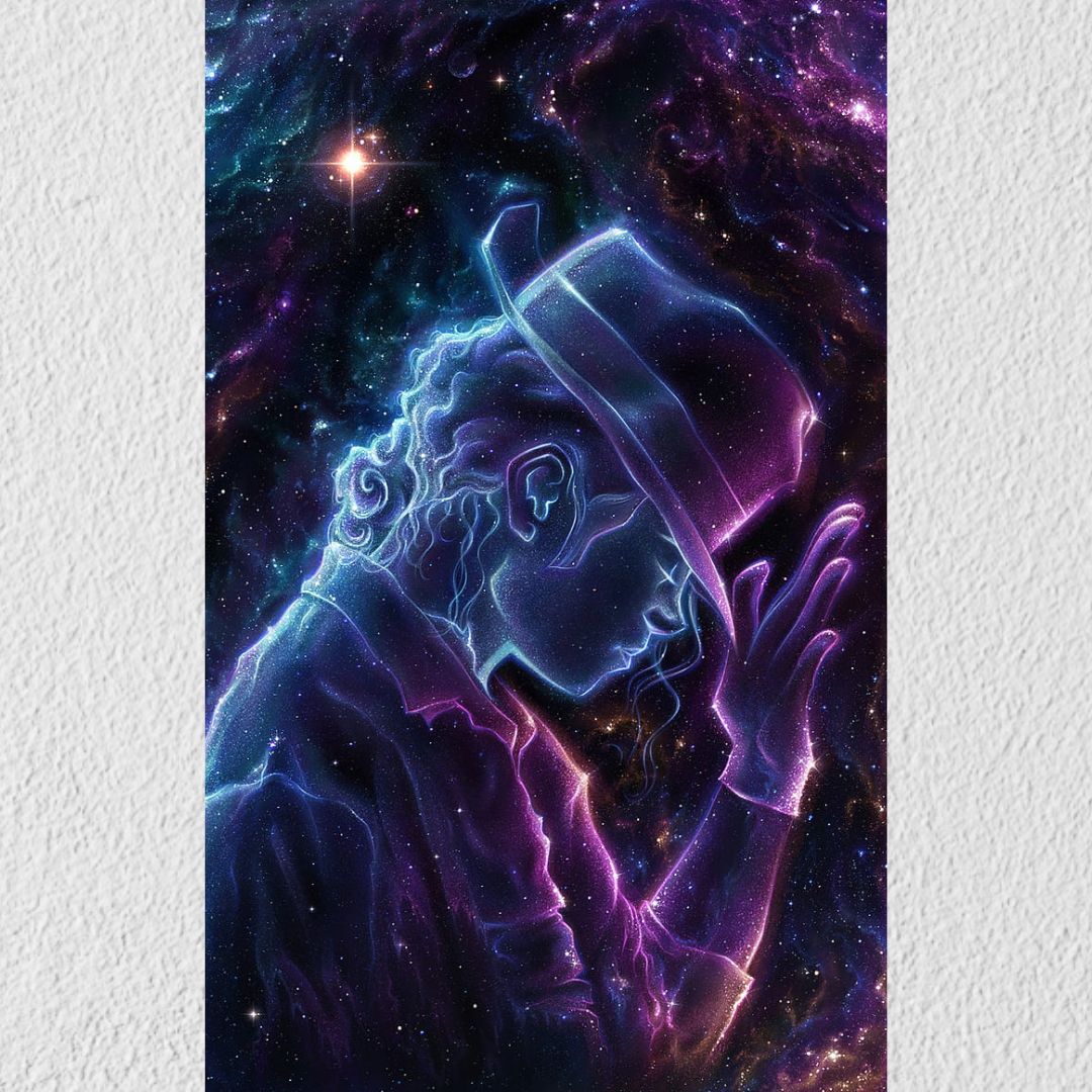 Galaxy Art Michael Jackson Canvas