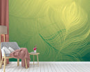 Peacock Feather Customised Wallpaper
