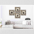 Silver Mugs Art, Set Of 4