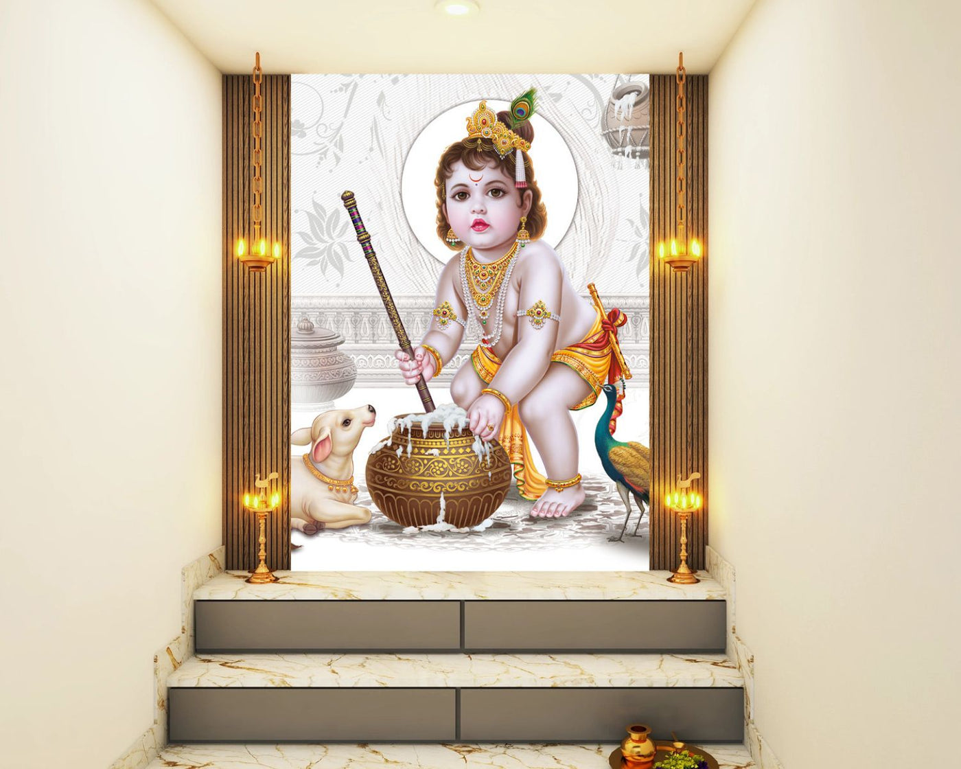 Nand Gopal Customised Wallpaper