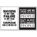 Success motivational quotes Set of 2