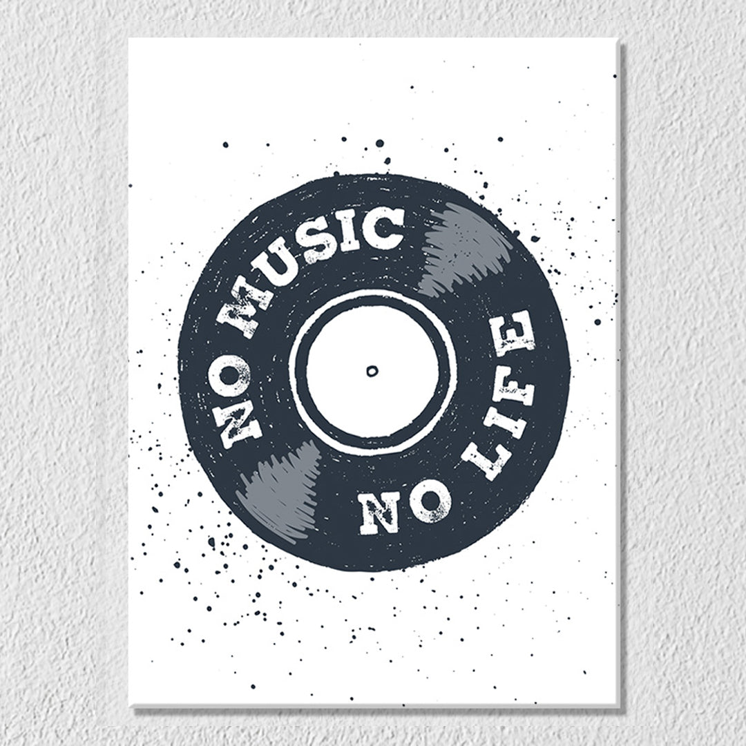 No Music No Life Canvas