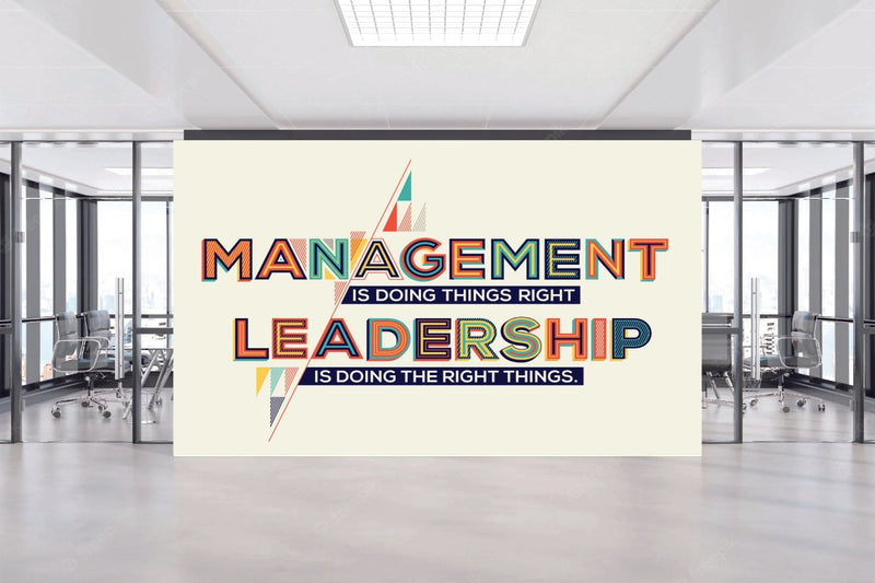 Multicolour Management And Leadership Wallpaper