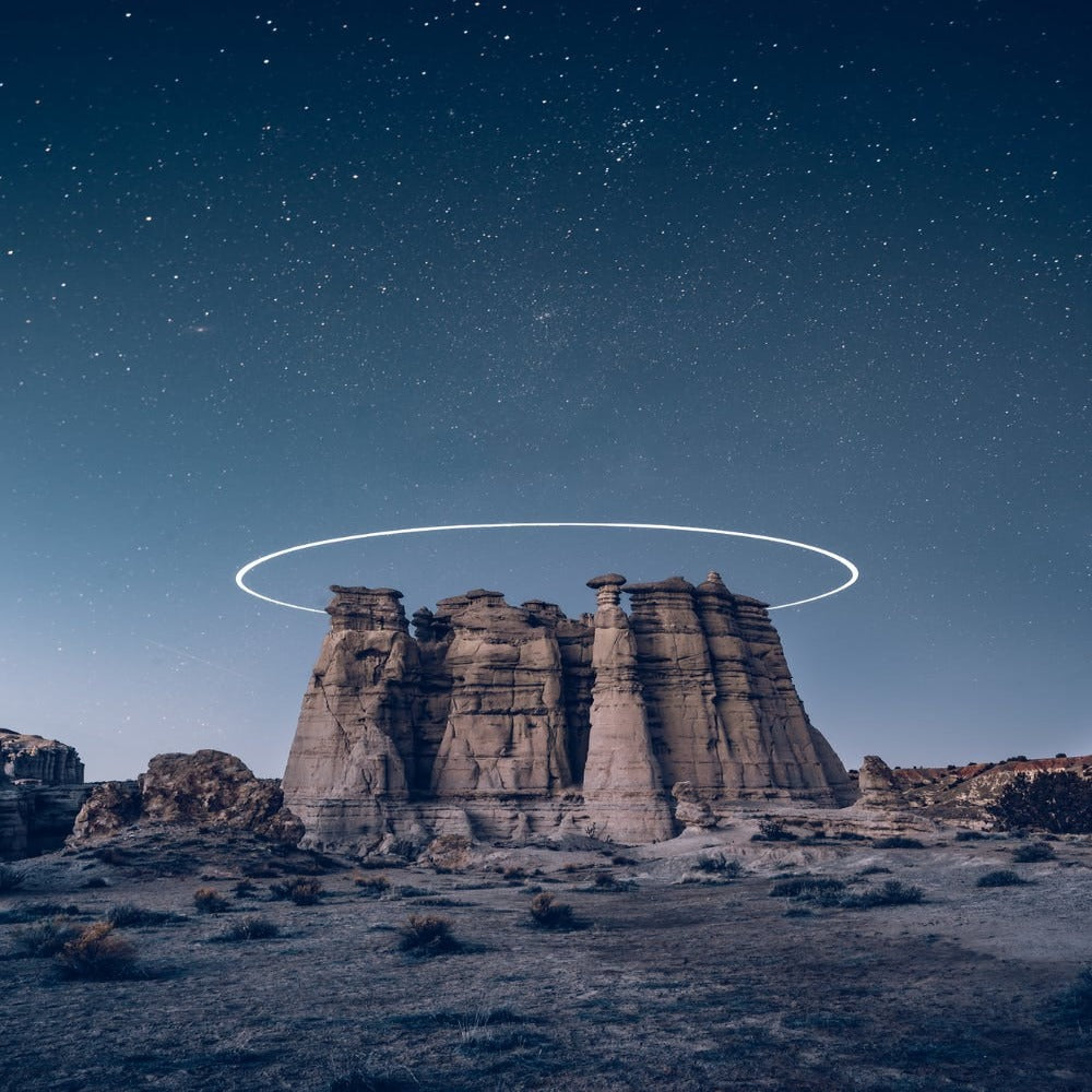 Moon Ring Light wall covering