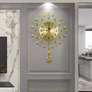 Wired Floral Wall Clock