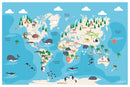 Wildlife Wonders Map Wallpaper