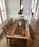 Red Rays 3D Art Self Adhesive Sticker For Table