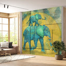 Abstract Elephant Wallpaper