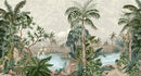 Beige Tropical Wallpaper