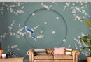 Bird Chirping Chinoiserie Wallpaper