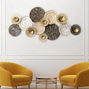 Coiling Rings Metal 
 Wallart