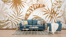 Brown Banana Leaves Wallpaper
