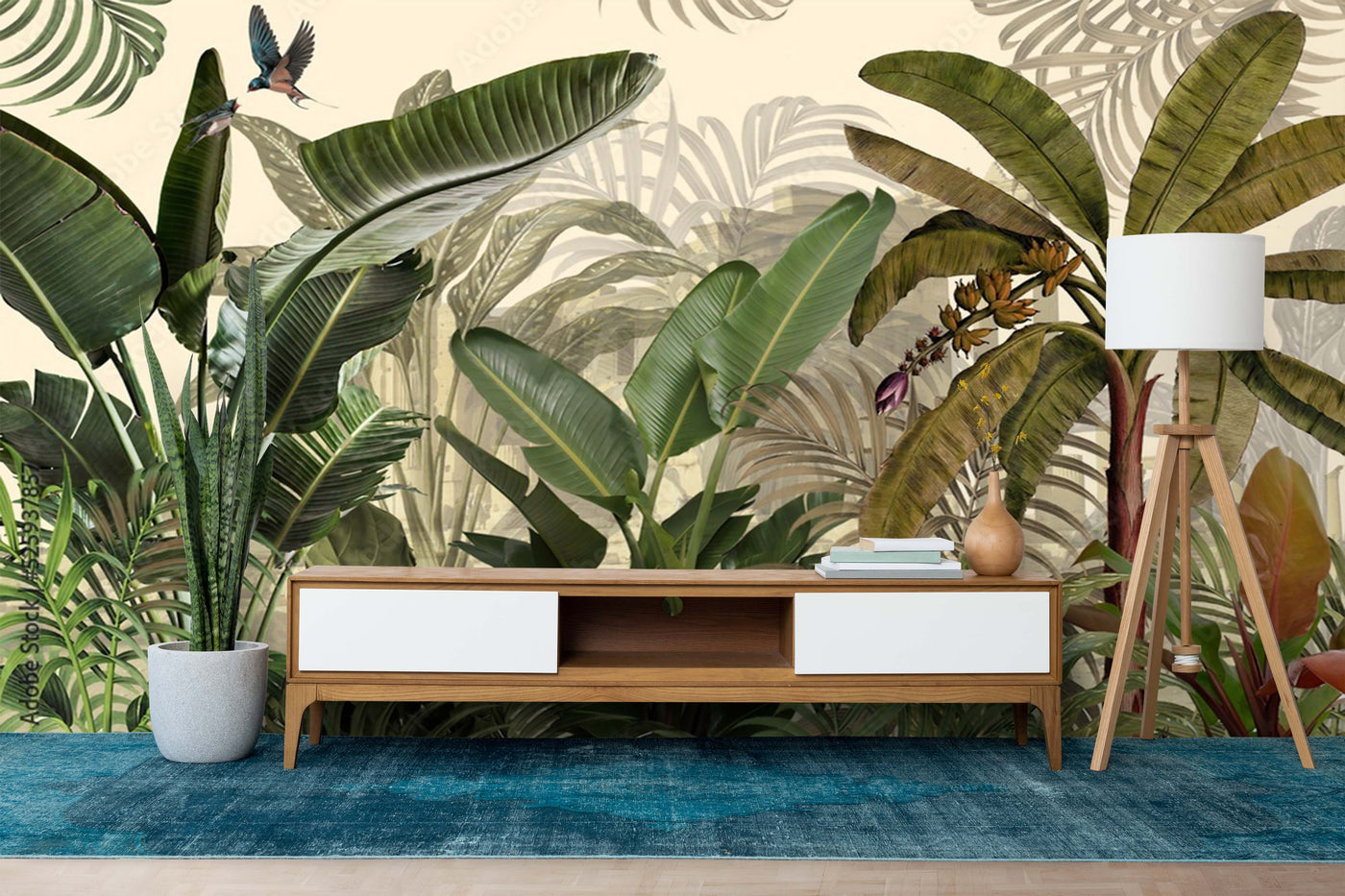 Brown Tropical Wallpaper