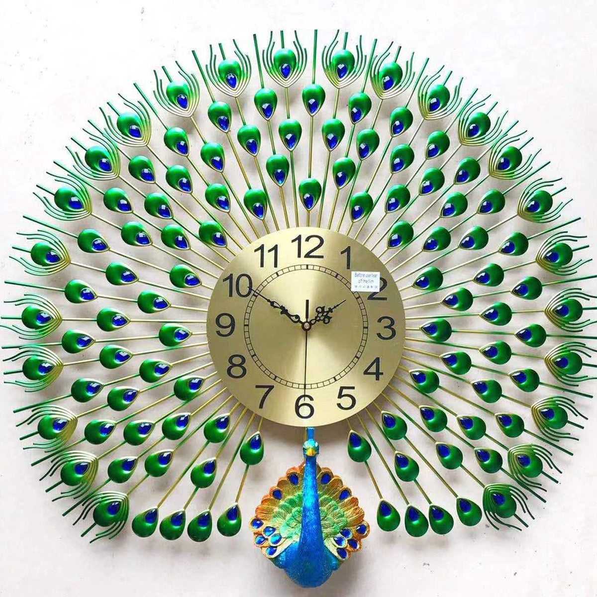 Peacock Wall Clock