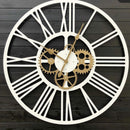 White Roman Wall Clock