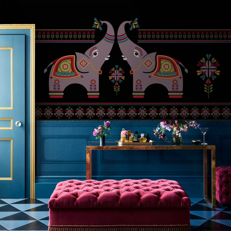 Traditional elephant design