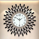Black Starburst Wallclock