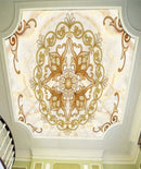 Floral Design Ceiling Wallpaper for wall